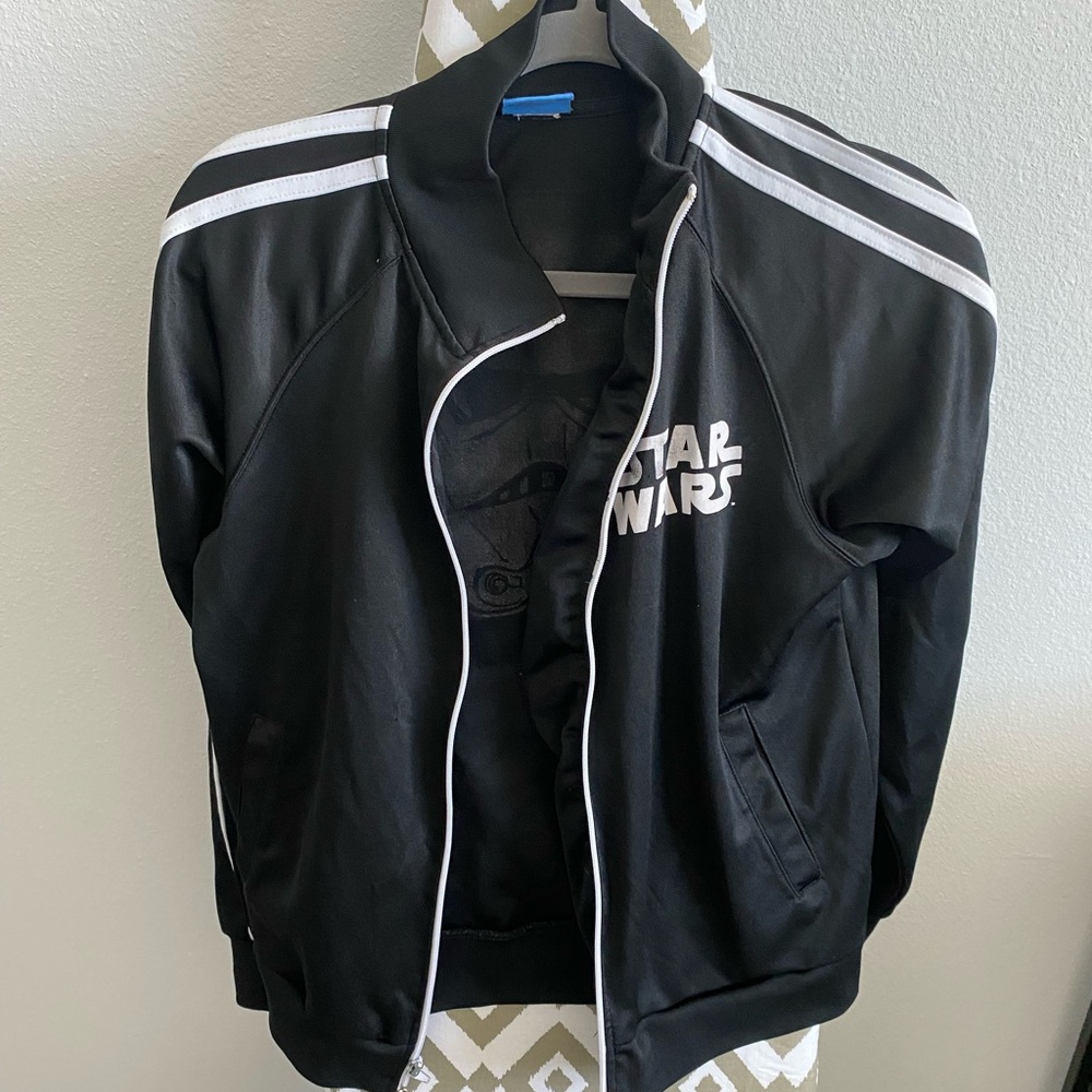 Black StarWars Storm Trooper Track Jacket